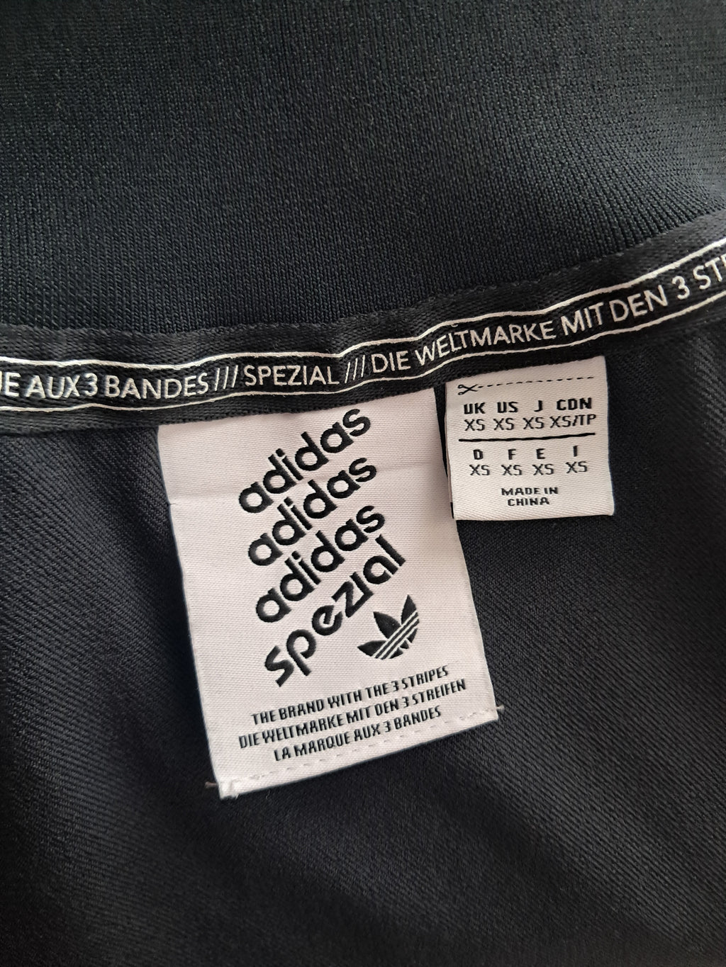 adidas Spezial Marnach SPZL Track Top Jacket XS Rare All Black