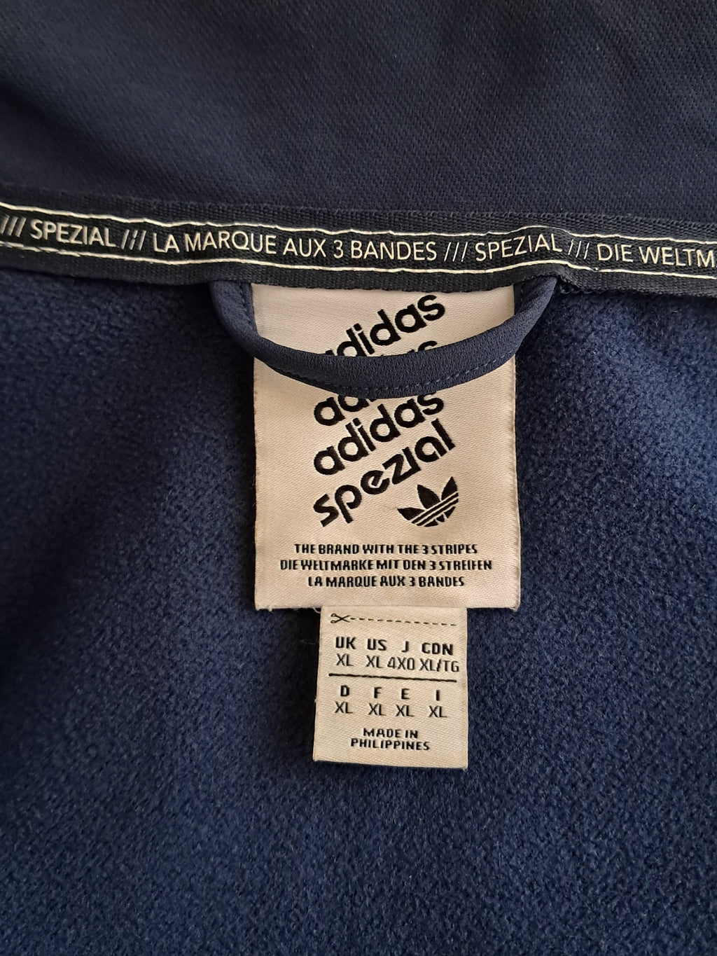 adidas Spezial Anderston SPZL Track Top Jacket XL Warm Navy Blue Liam Gallagher