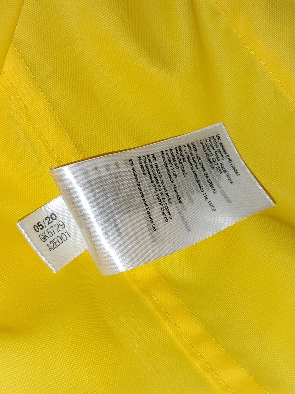 adidas Spezial ST 11 Parka XL Rain Coat Rare Jacket Hoodie Yellow Liam Gallagher