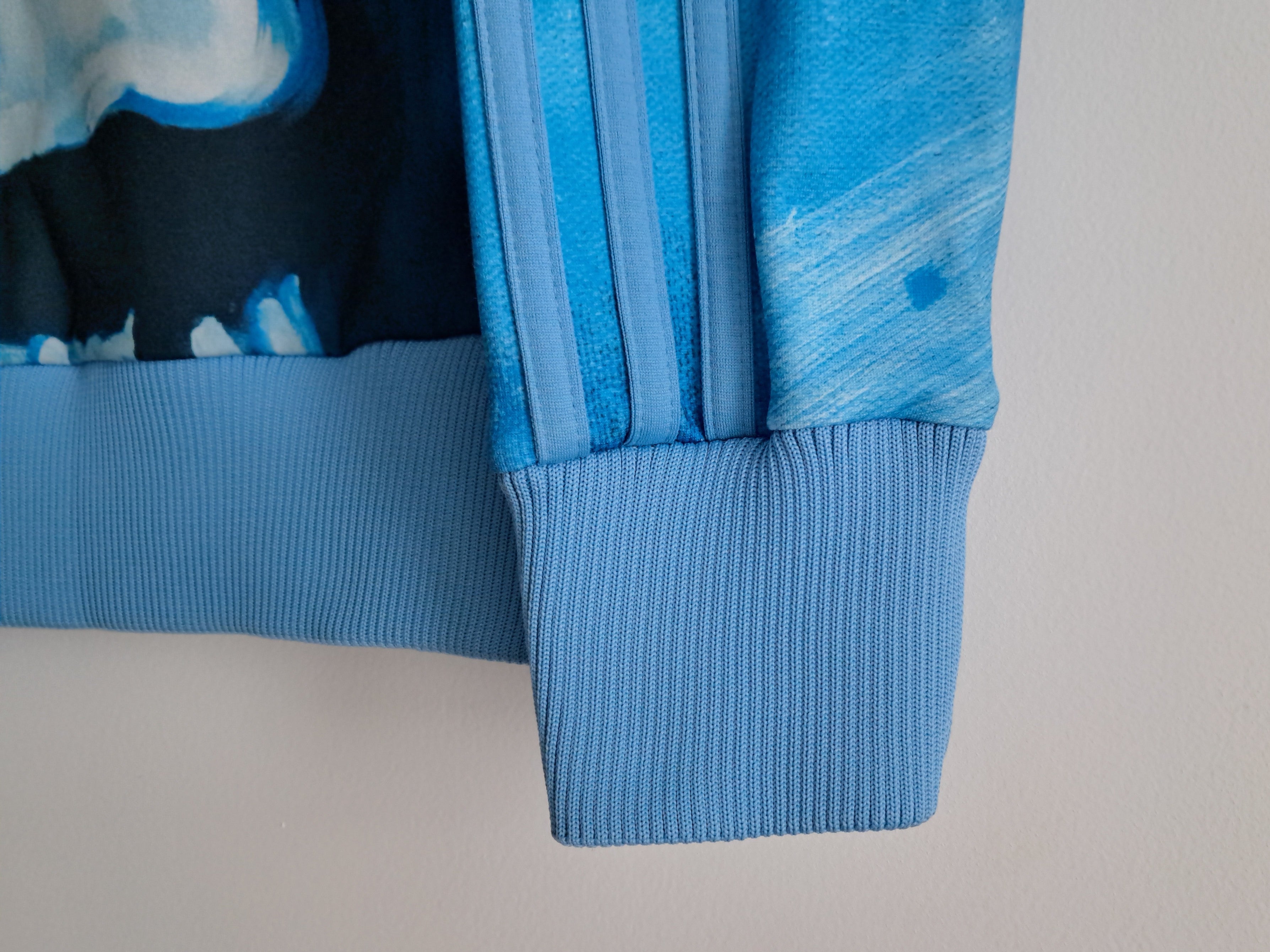adidas x Muhammad Ali EAB TT Jacket S Rare Vintage Values Dedication Blue GOAT