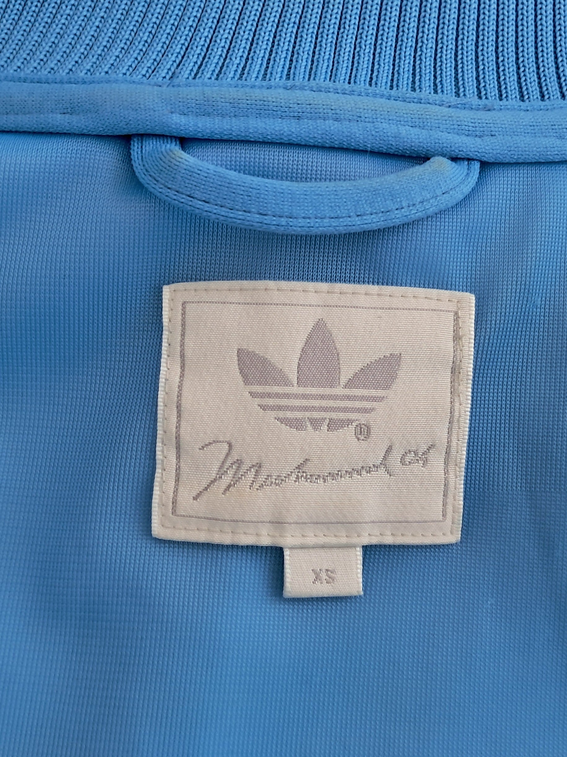 adidas x Muhammad Ali EAB TT Jacket S Rare Vintage Values Dedication Blue GOAT
