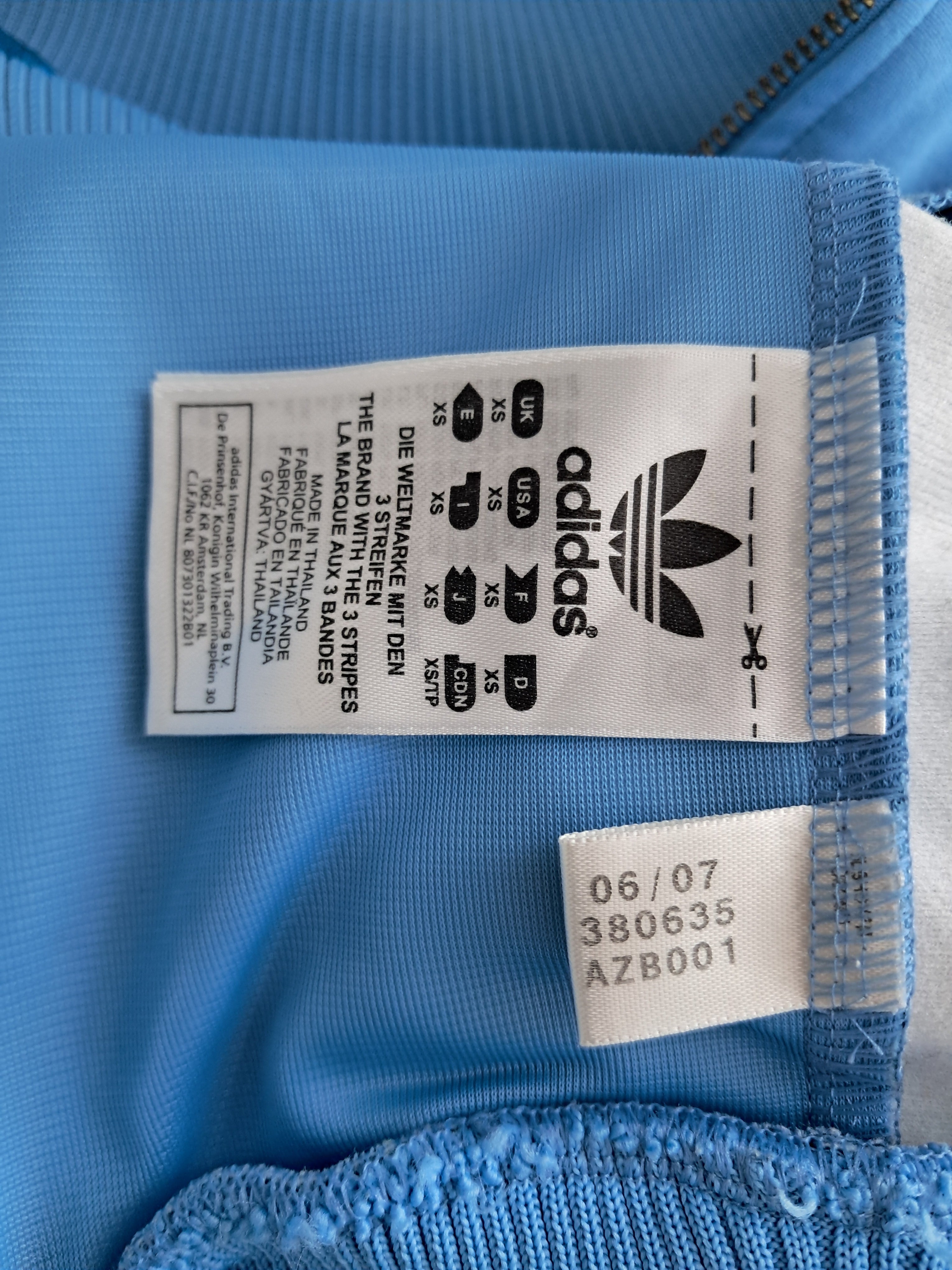 adidas x Muhammad Ali EAB TT Jacket S Rare Vintage Values Dedication Blue GOAT