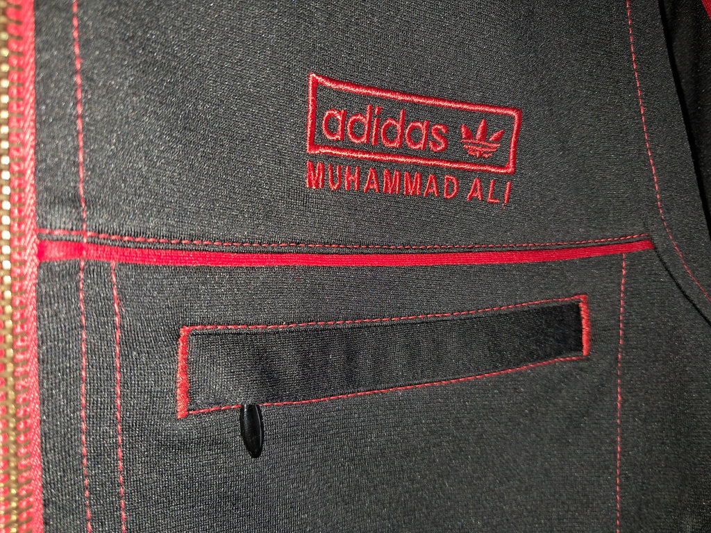 adidas x Muhammad Ali Shepard Farey TT Jacket S Rare Vintage Conviction Red Obey