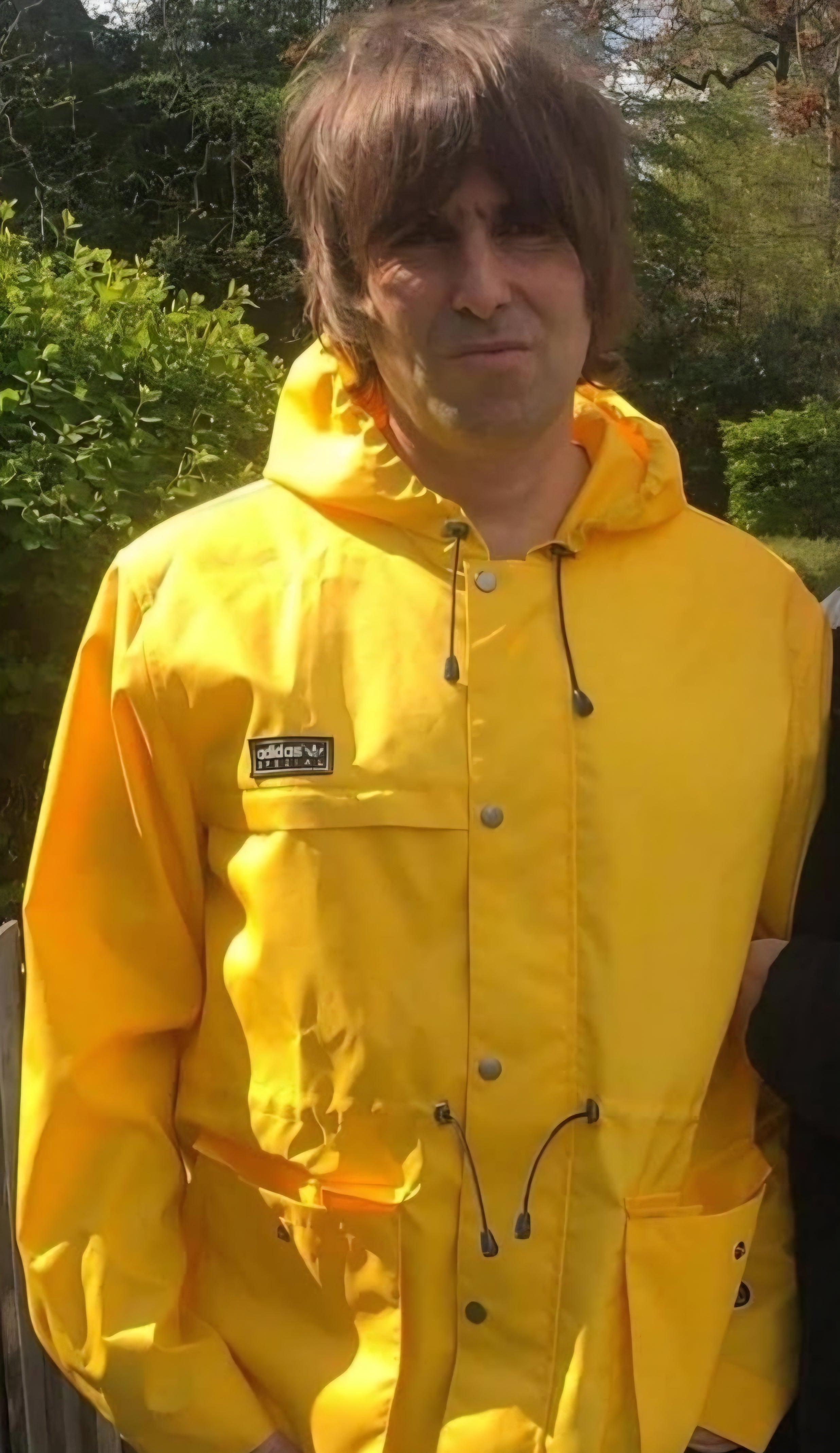 adidas Spezial ST 11 Parka XL Rain Coat Rare Jacket Hoodie Yellow Liam Gallagher